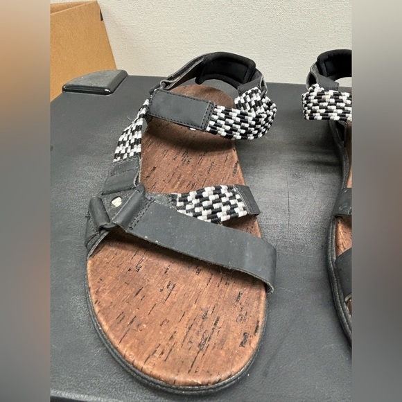 Women's Merrell Around Town Sunvue Woven Black and White Size 10 - Picture 4 of 5